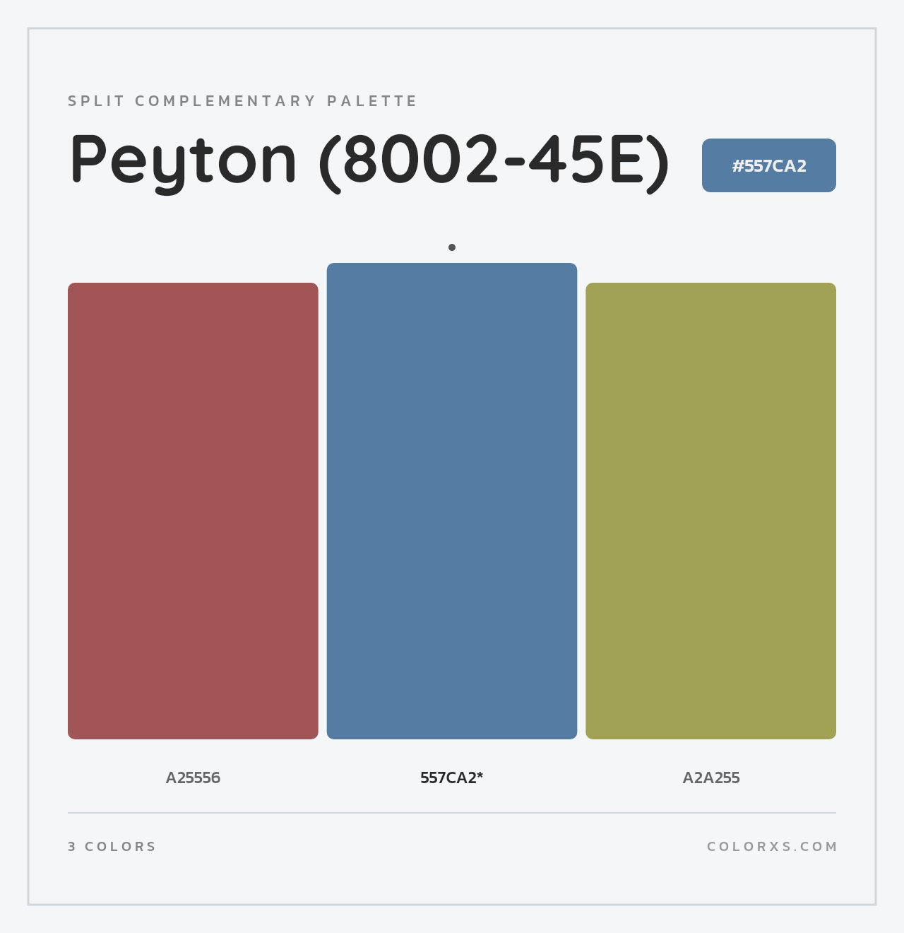 Peyton (8002-45E) - Split-Complementary Color Palette