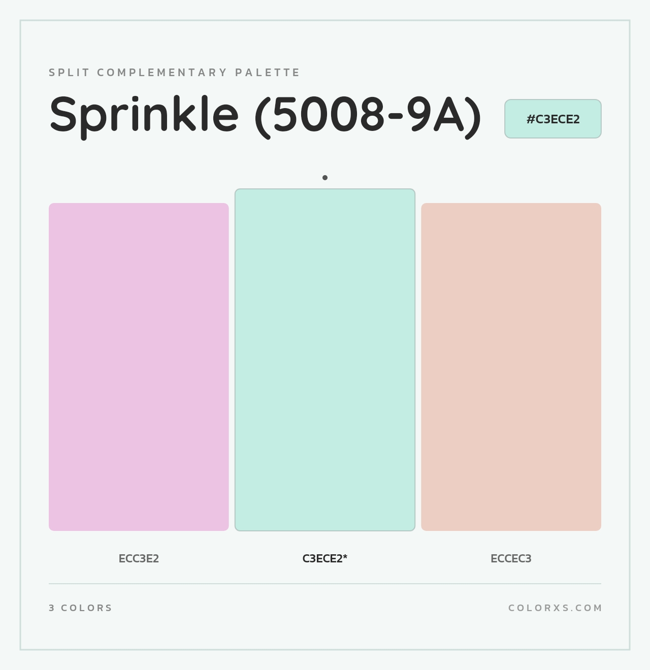 Sprinkle (5008-9A) - Split-Complementary Color Palette