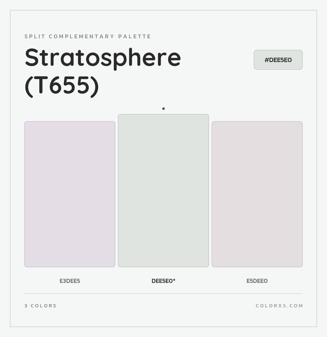 Stratosphere (T655) - Split-Complementary Color Palette