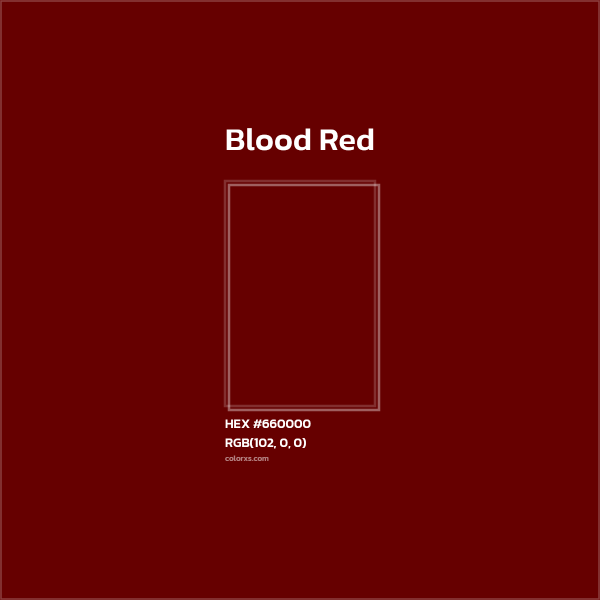 #660000 Blood Red Color  - Color codes and meaning | Matching colors and paints