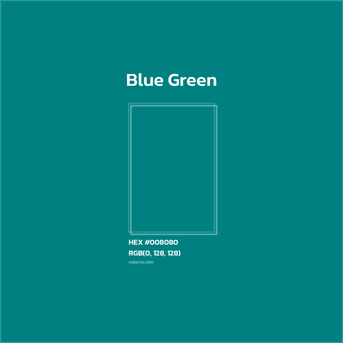 #008080 Blue Green Color Crayola Crayons - Color codes and meaning | Matching colors and paints