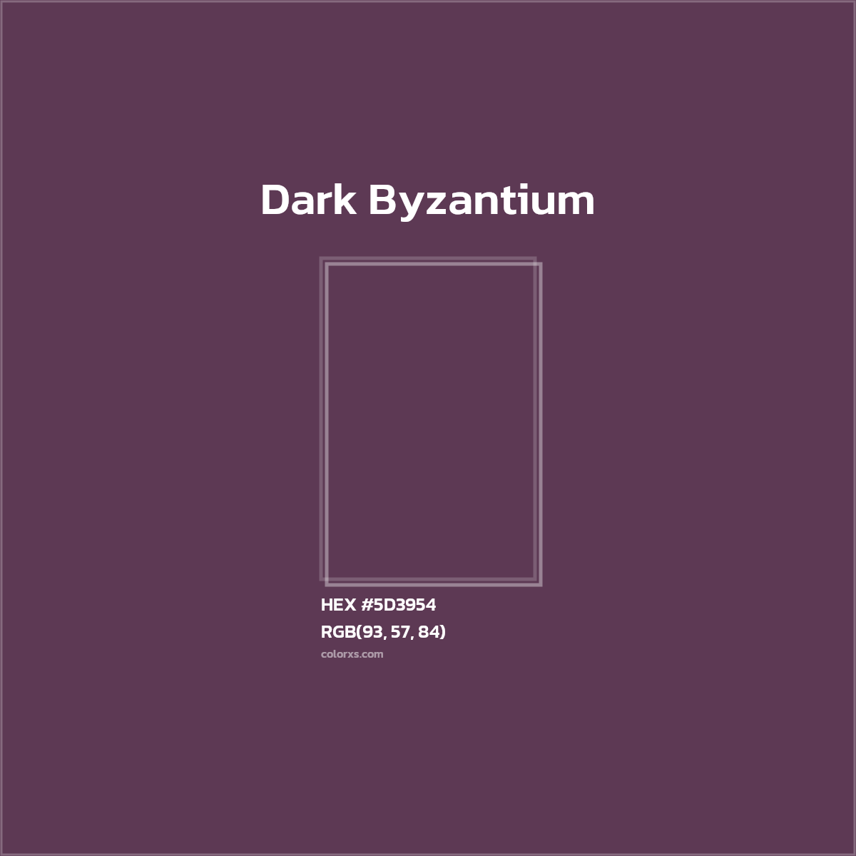 #5D3954 Dark Byzantium Color  - Color codes and meaning | Matching colors and paints