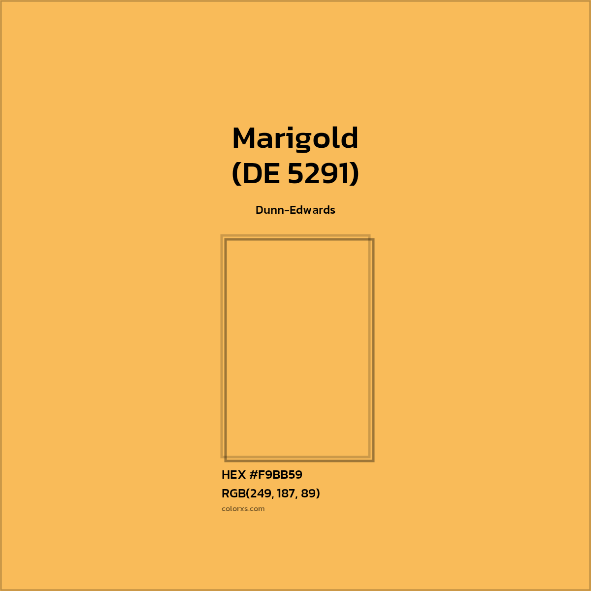 #F9BB59 Marigold (DE 5291) Paint Dunn-Edwards - Color codes and meaning | Matching colors and paints