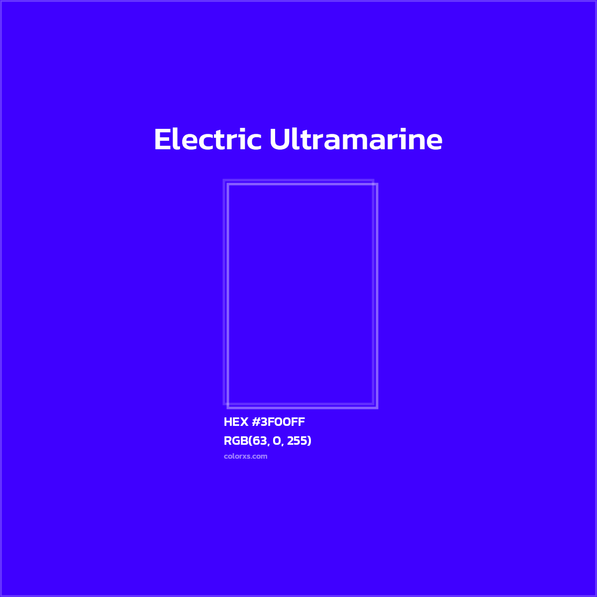#3F00FF Electric Ultramarine Color  - Color codes and meaning | Matching colors and paints