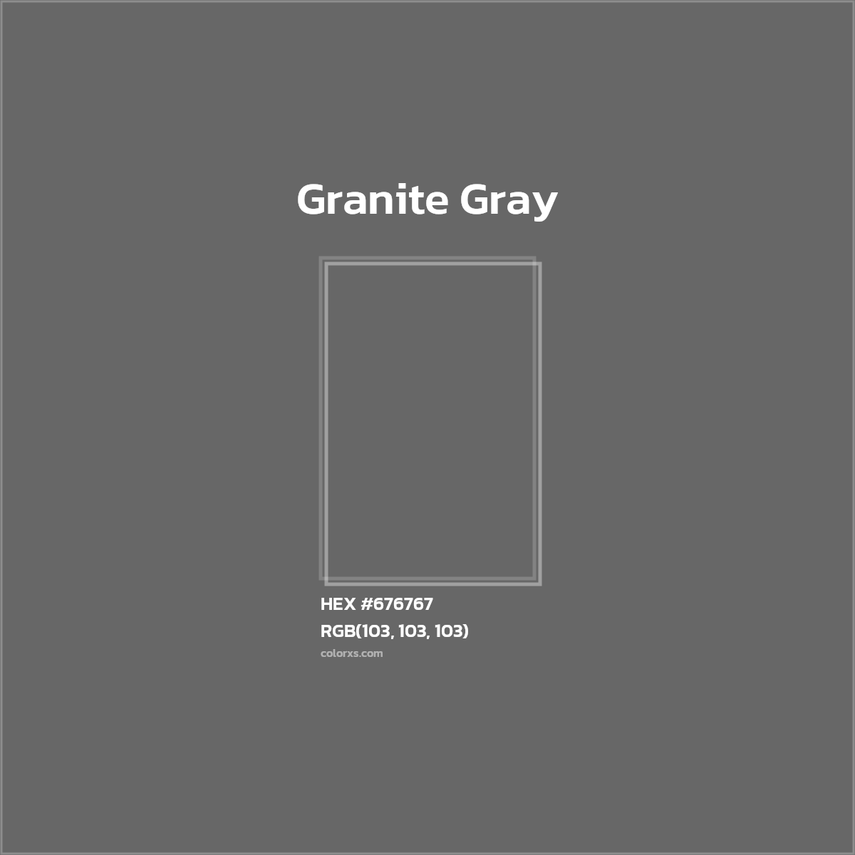 #676767 Granite Gray Color Crayola Crayons - Color codes and meaning | Matching colors and paints
