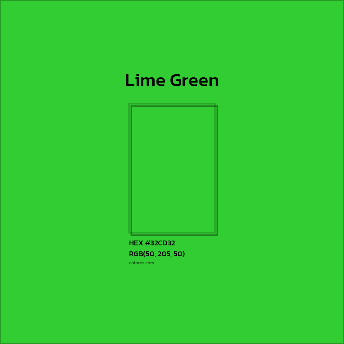 #32CD32 Lime Green Color  - Color codes and meaning | Matching colors and paints