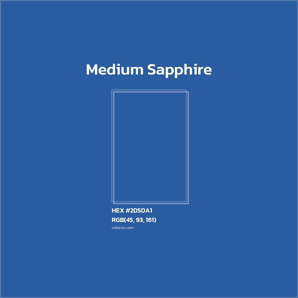 #2D5DA1 Medium Sapphire Color Crayola Crayons - Color codes and meaning | Matching colors and paints