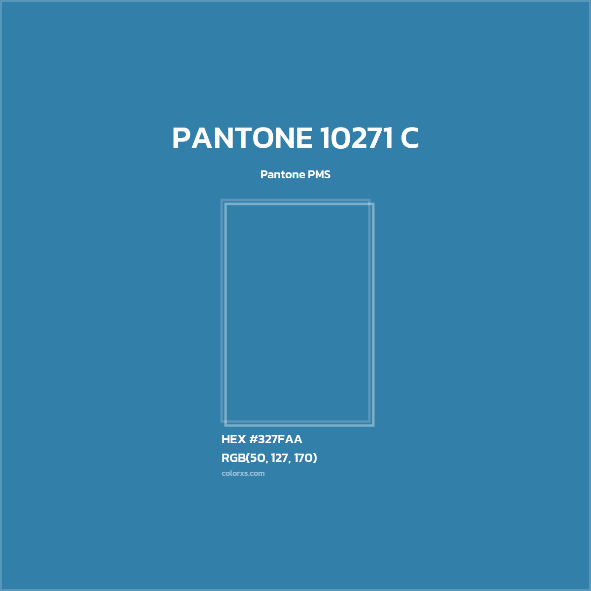 #327FAA PANTONE 10271 C CMS Pantone PMS - Color codes and meaning | Matching colors and paints