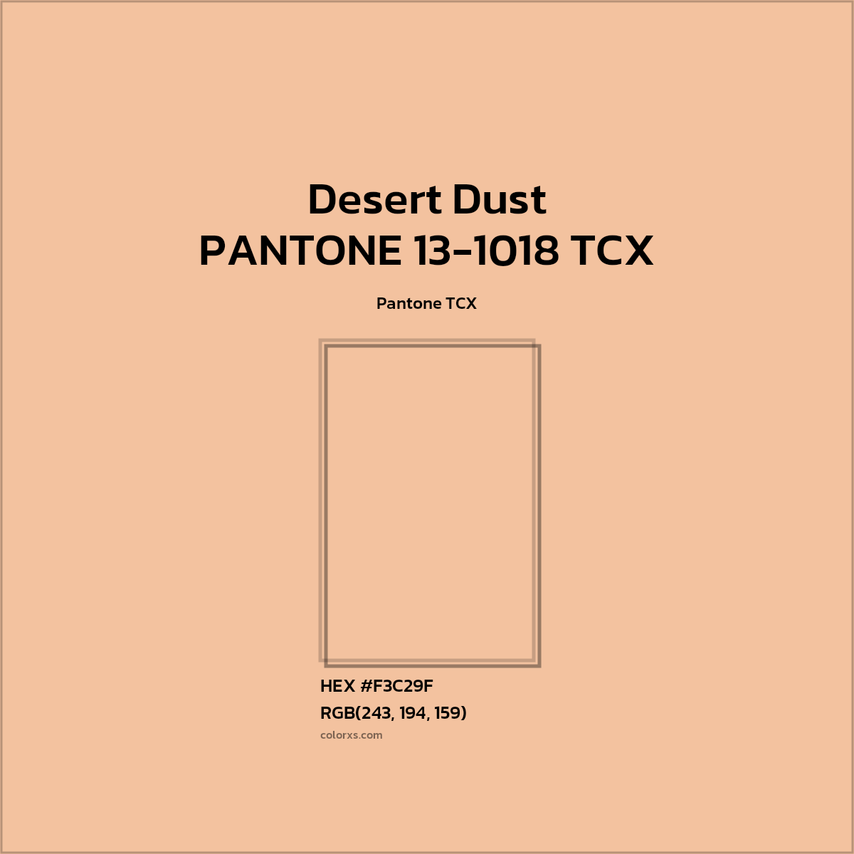 #E3BC8E PANTONE 13-1018 TCX - Desert Dust CMS Pantone TCX - Color codes and meaning | Matching colors and paints