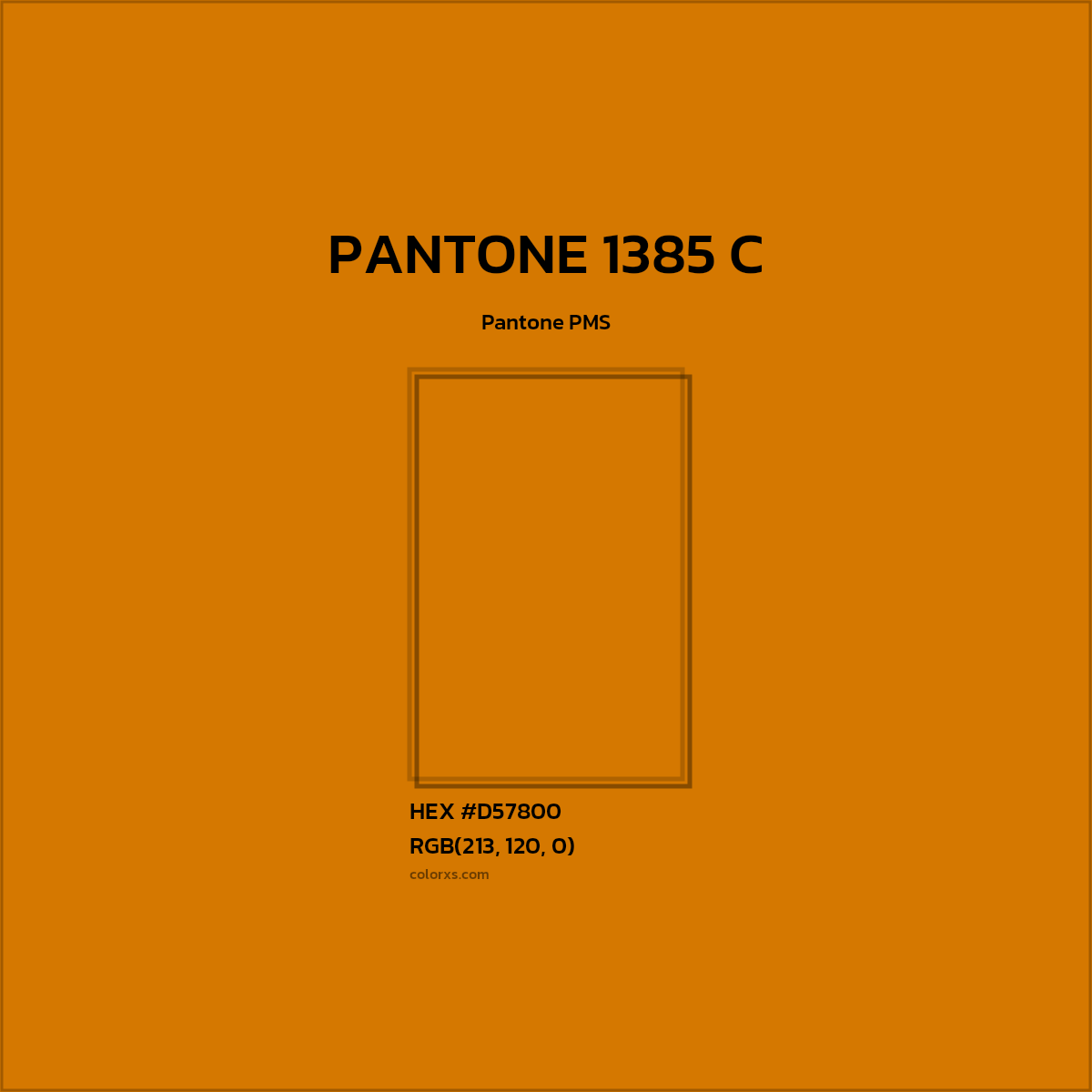 #D57800 PANTONE 1385 C CMS Pantone PMS - Color codes and meaning | Matching colors and paints