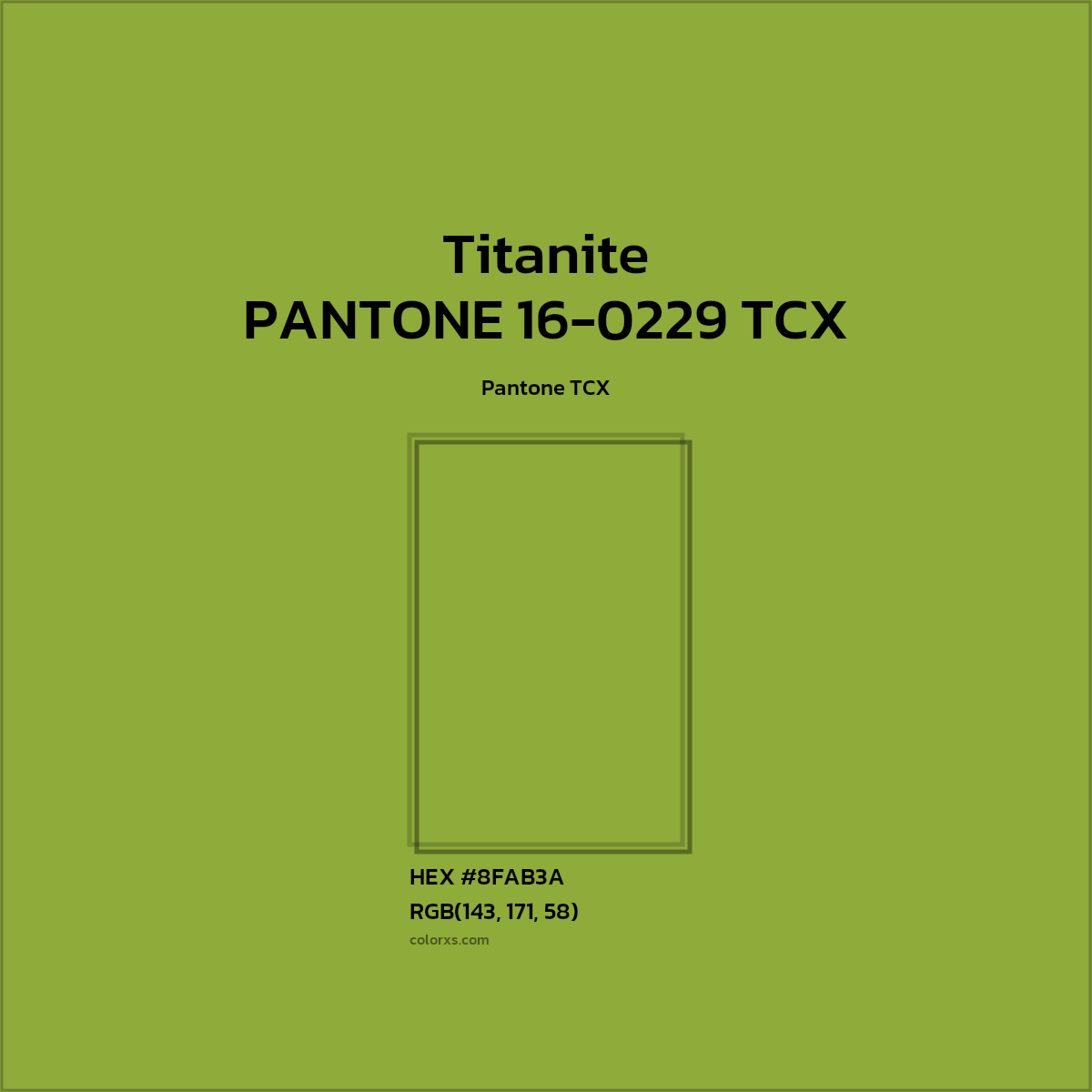 #8FAB3A PANTONE 16-0229 TCX - Titanite CMS Pantone TCX - Color codes and meaning | Matching colors and paints