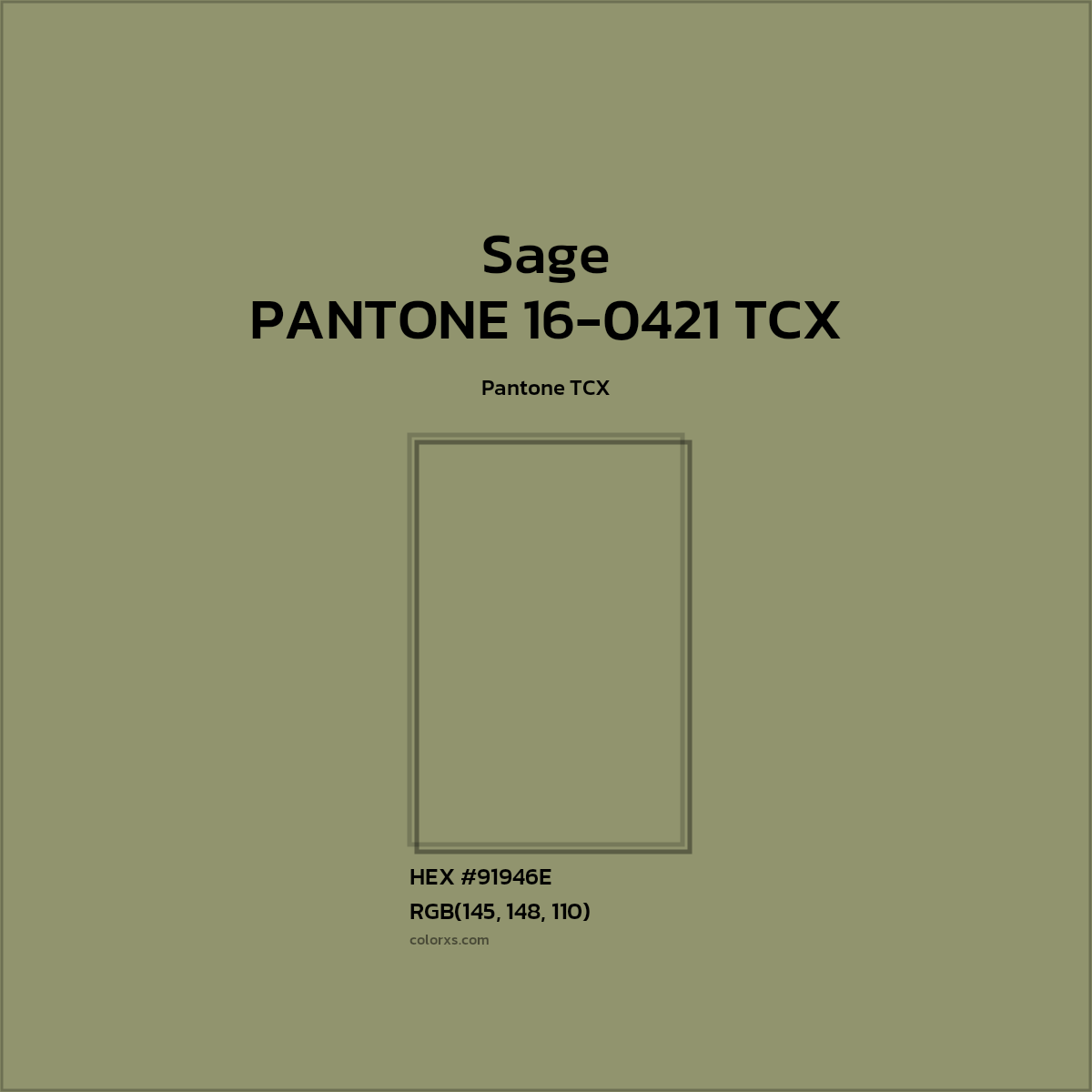 #91946E PANTONE 16-0421 TCX - Sage CMS Pantone TCX - Color codes and meaning | Matching colors and paints