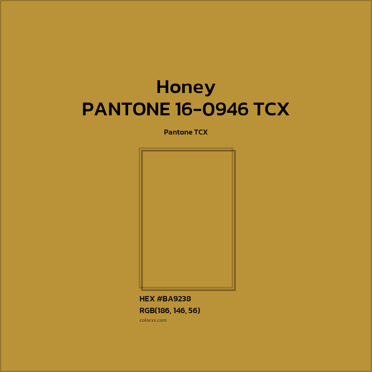 #BA9238 PANTONE 16-0946 TCX - Honey CMS Pantone TCX - Color codes and meaning | Matching colors and paints