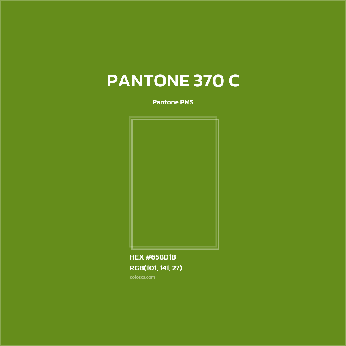 #658D1B PANTONE 370 C CMS Pantone PMS - Color codes and meaning | Matching colors and paints