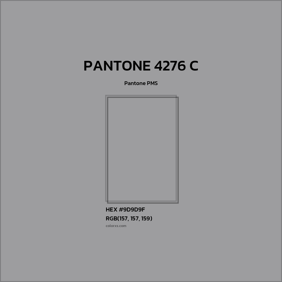 #9D9D9F PANTONE 4276 C CMS Pantone PMS - Color codes and meaning | Matching colors and paints