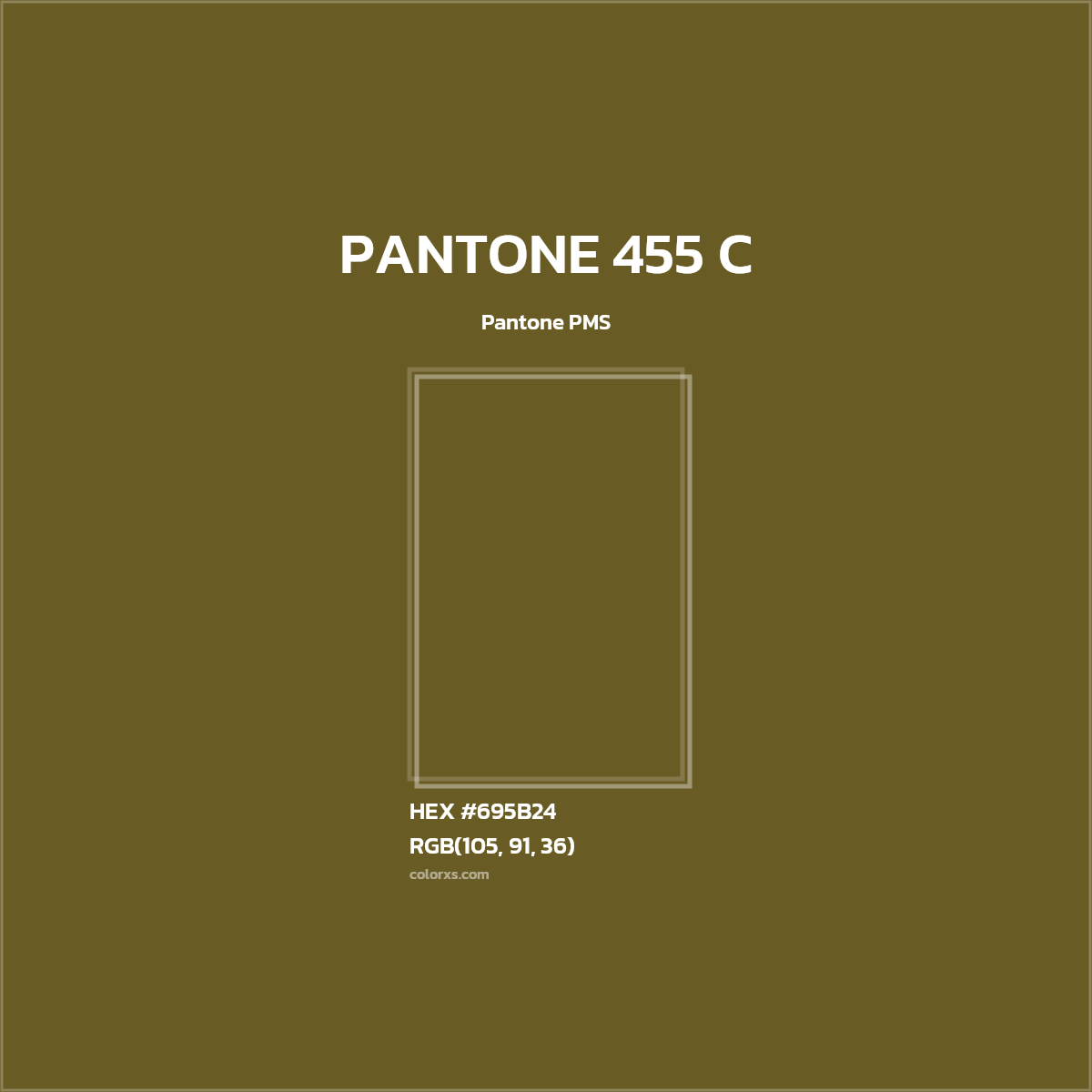 #695B24 PANTONE 455 C CMS Pantone PMS - Color codes and meaning | Matching colors and paints