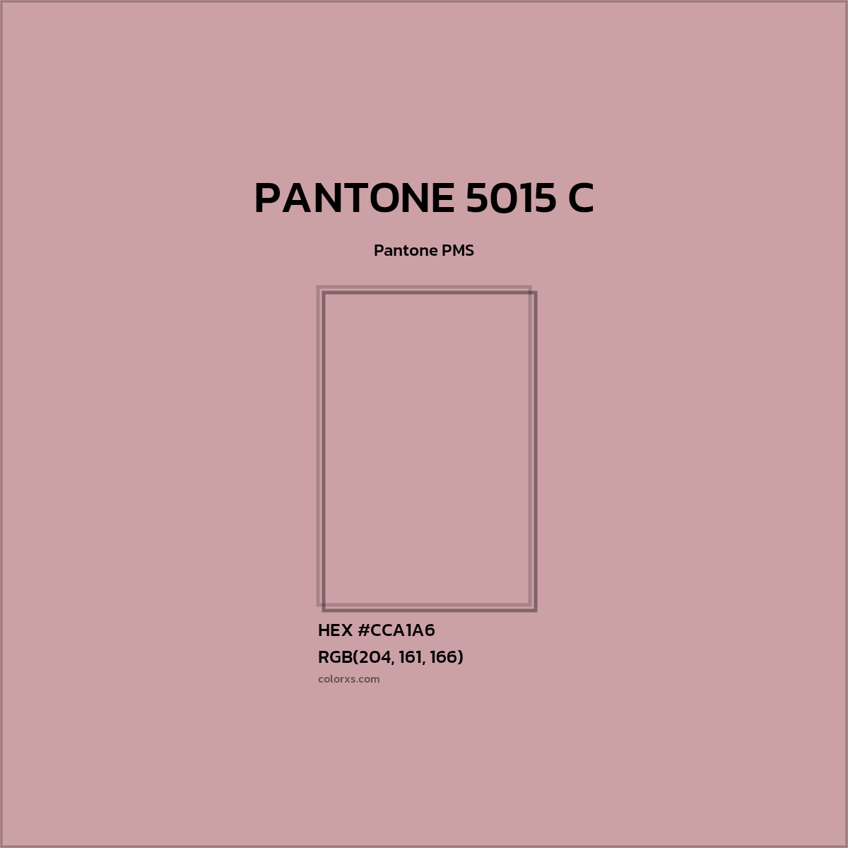 #CCA1A6 PANTONE 5015 C CMS Pantone PMS - Color codes and meaning | Matching colors and paints