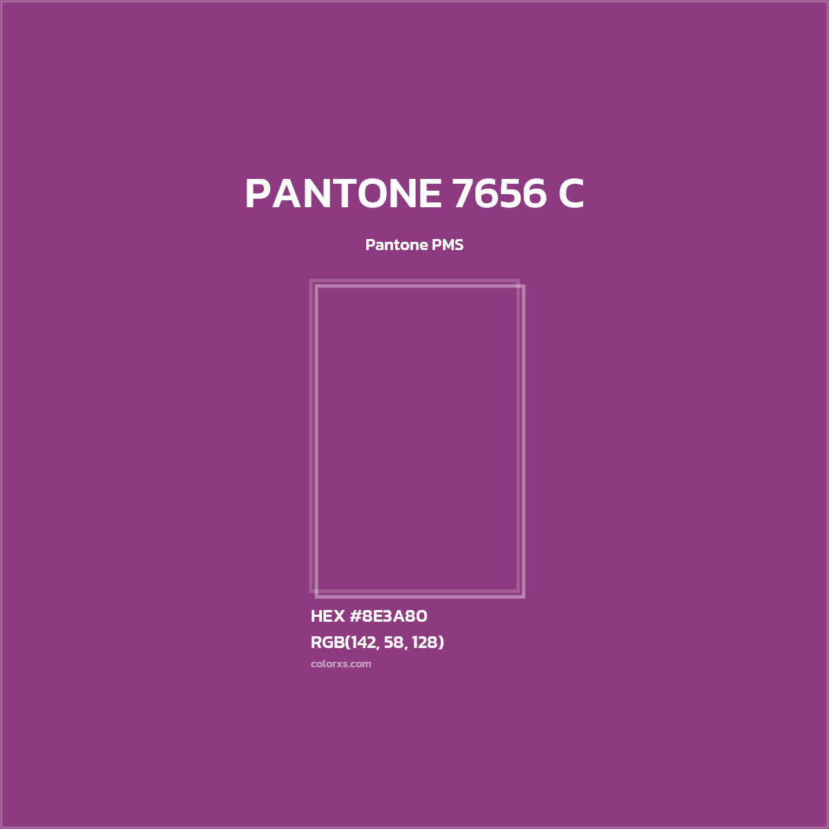 #8E3A80 PANTONE 7656 C CMS Pantone PMS - Color codes and meaning | Matching colors and paints