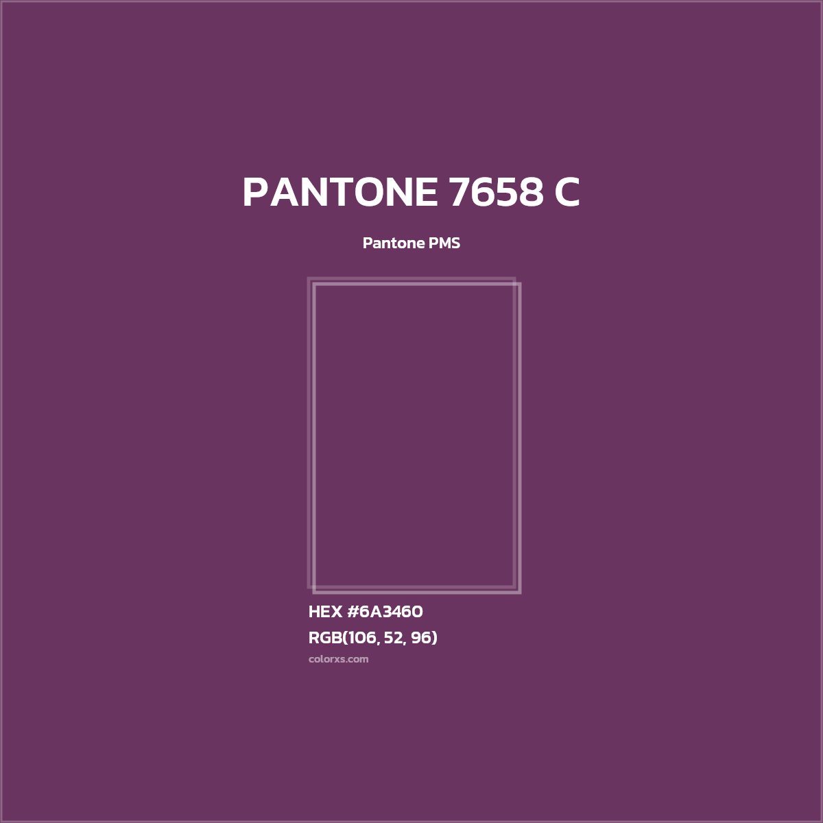 #6A3460 PANTONE 7658 C CMS Pantone PMS - Color codes and meaning | Matching colors and paints
