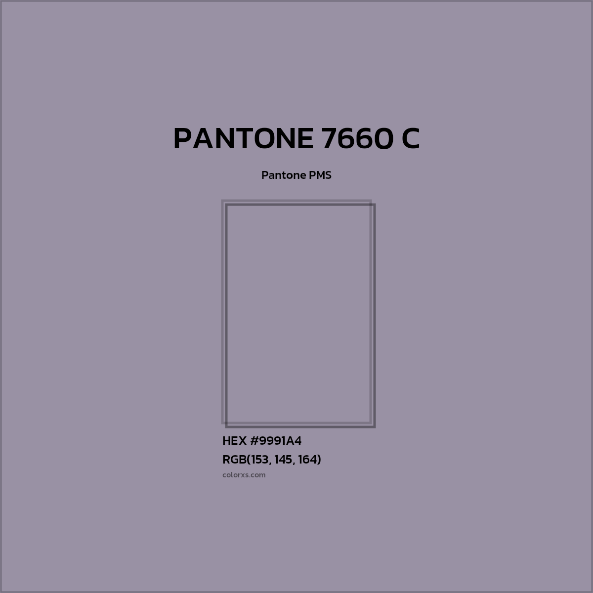 #9991A4 PANTONE 7660 C CMS Pantone PMS - Color codes and meaning | Matching colors and paints