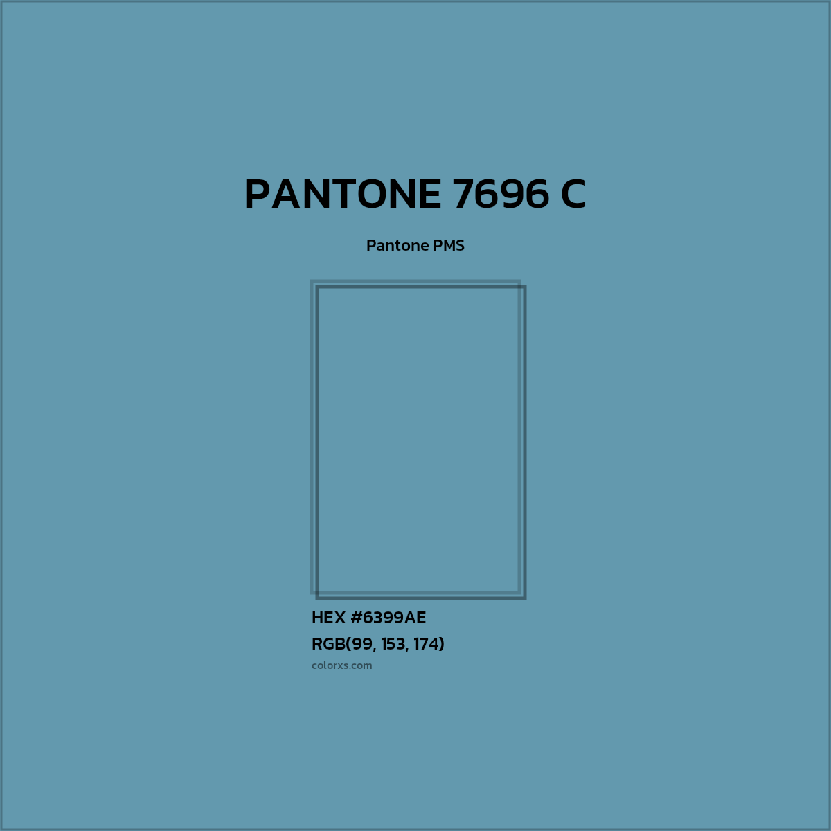 #6399AE PANTONE 7696 C CMS Pantone PMS - Color codes and meaning | Matching colors and paints