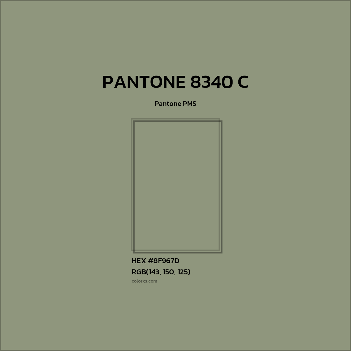 #8F967D PANTONE 8340 C CMS Pantone PMS - Color codes and meaning | Matching colors and paints