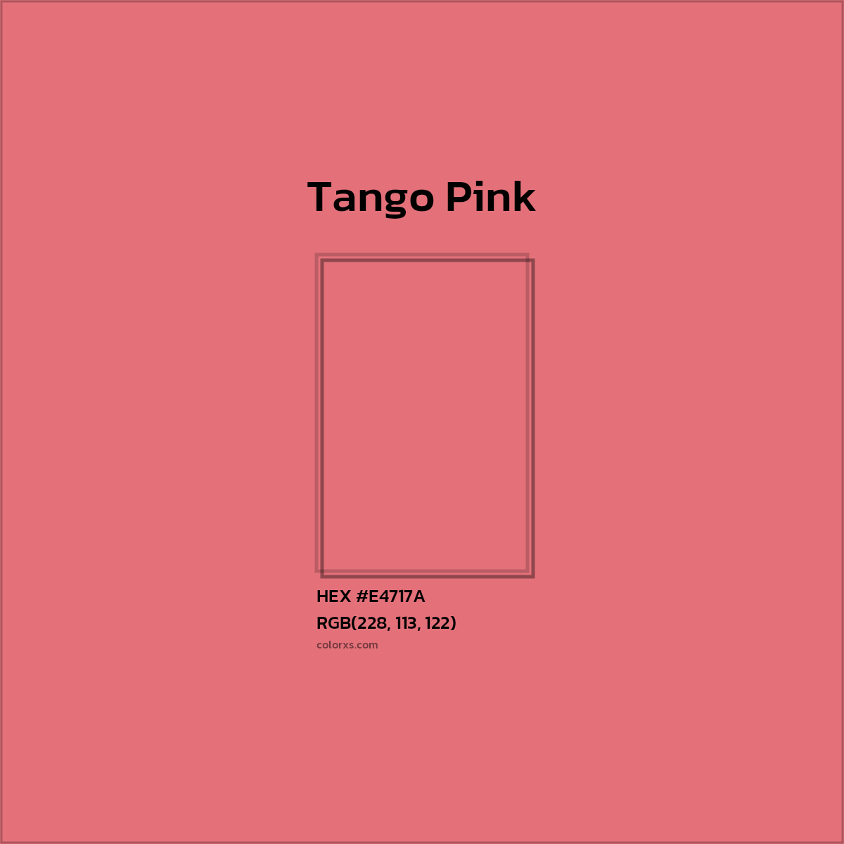 #E4717A Tango Pink Color  - Color codes and meaning | Matching colors and paints