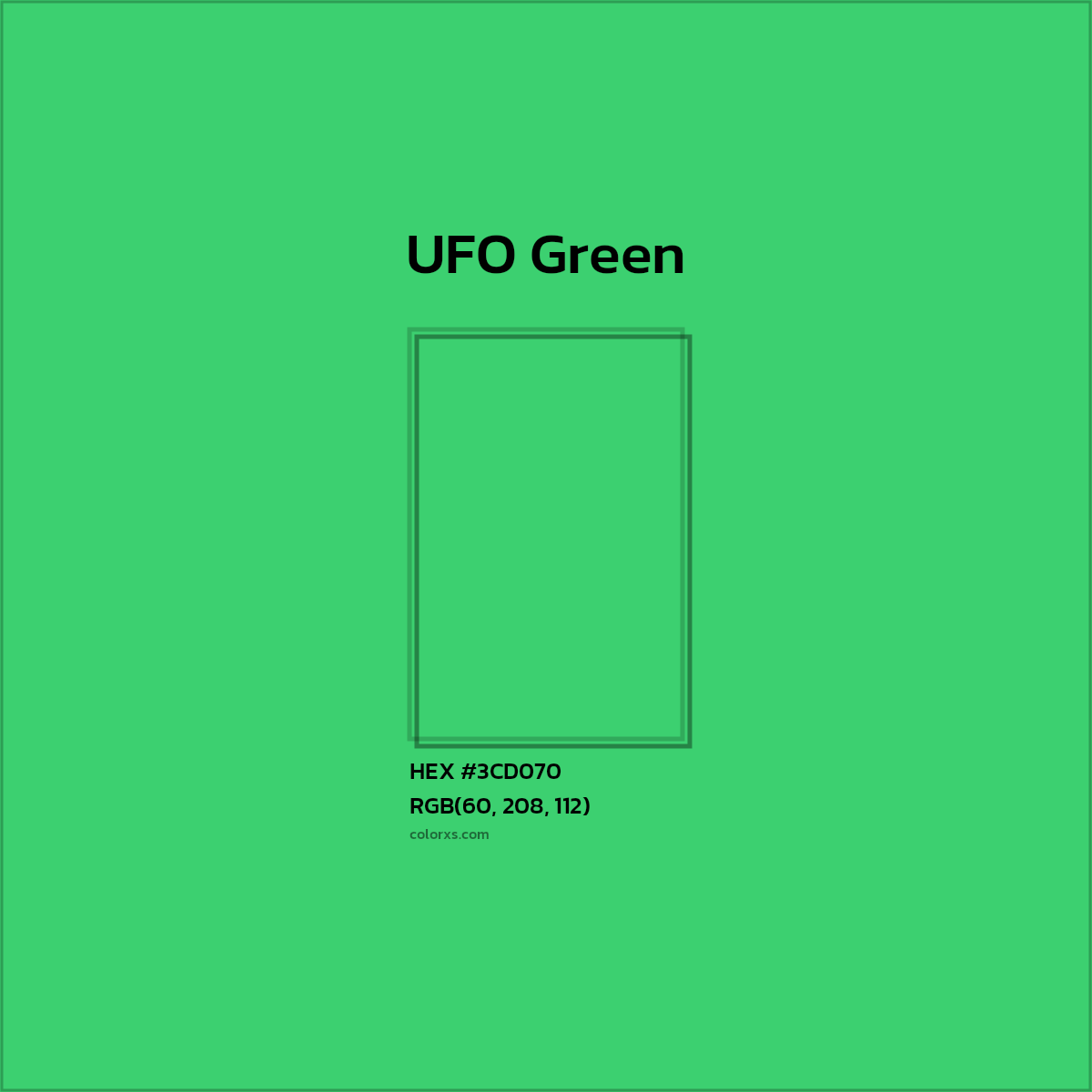 #3CD070 UFO Green Color  - Color codes and meaning | Matching colors and paints