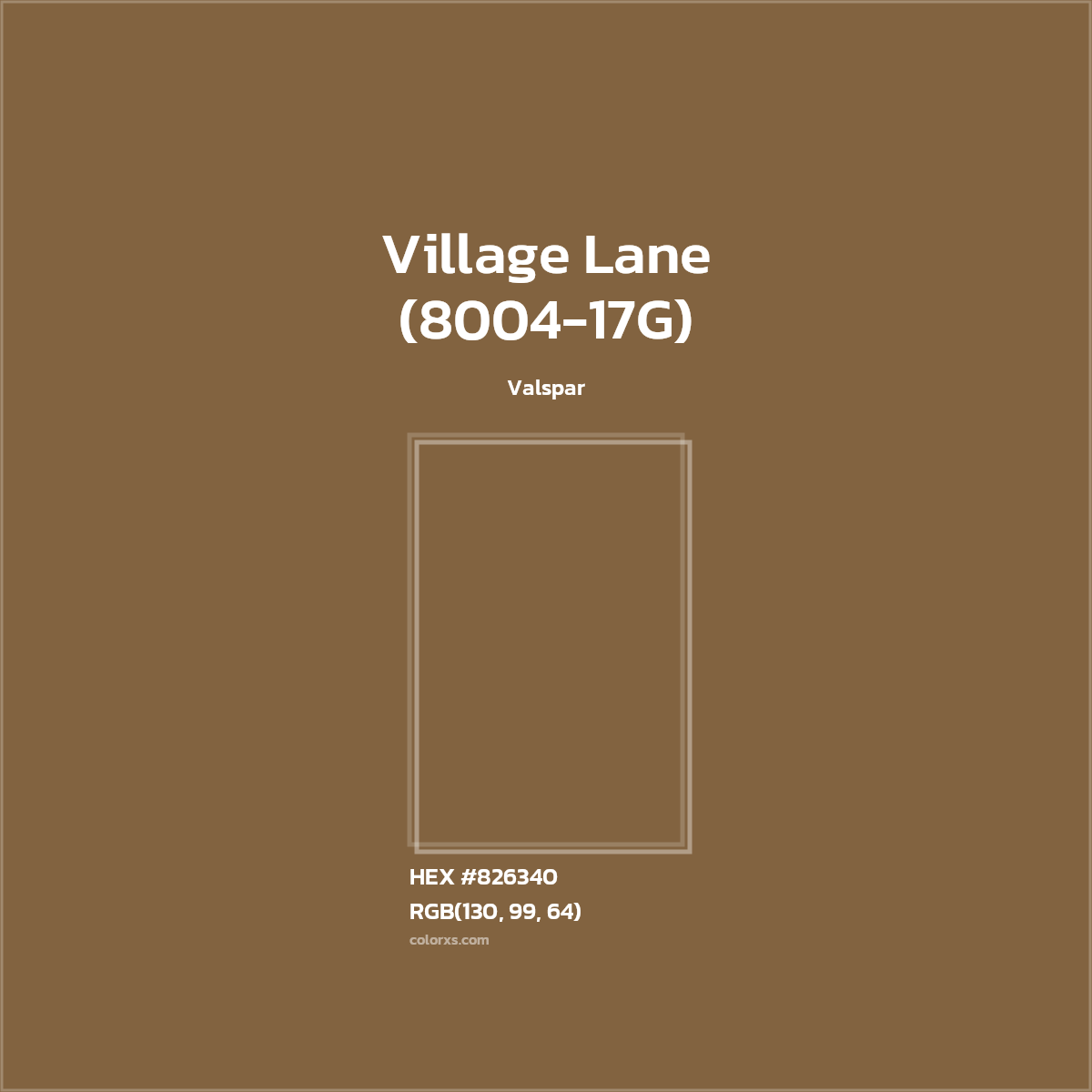 #826340 Village Lane (8004-17G) Paint Valspar - Color codes and meaning | Matching colors and paints