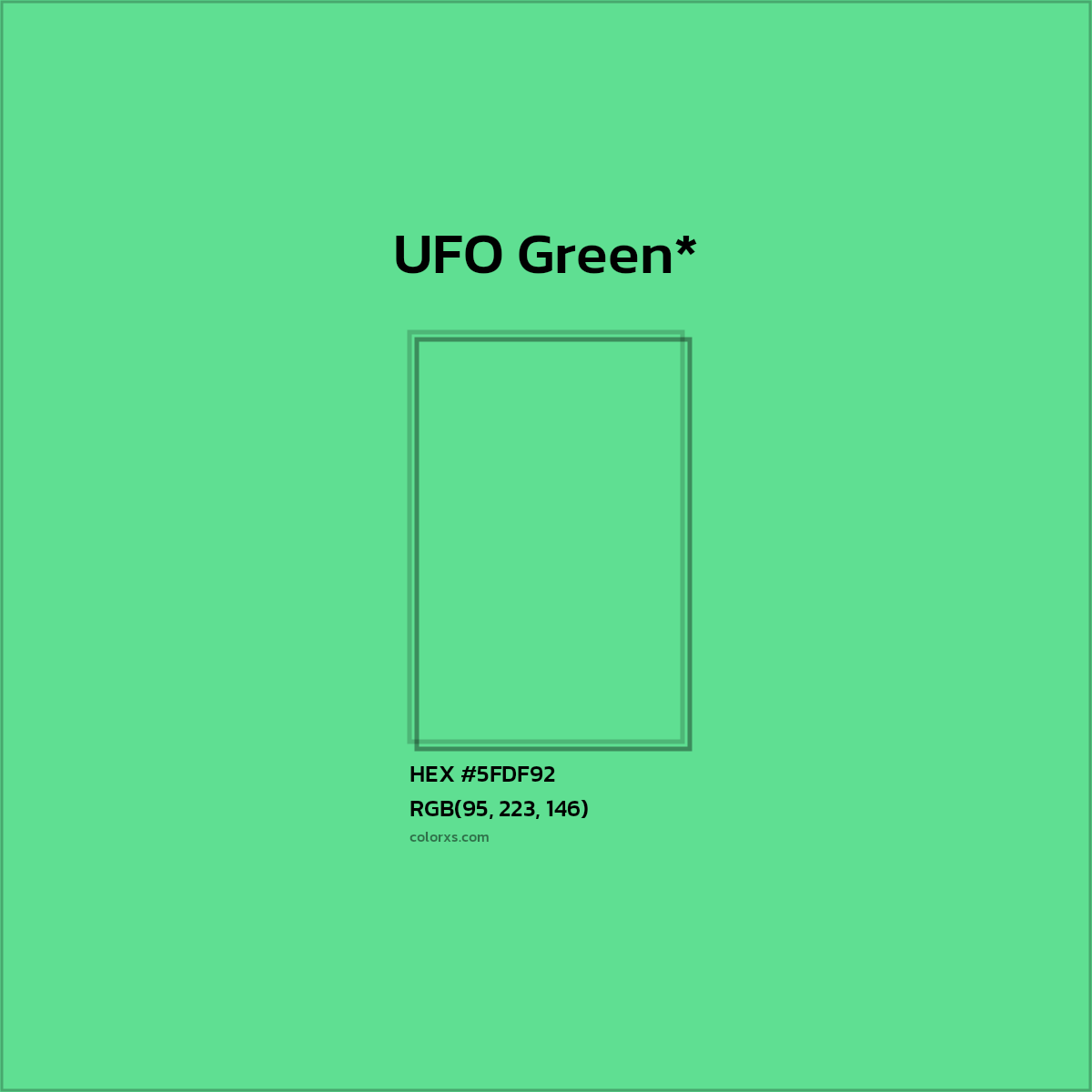 #5FDF92 hex color. RGB, RYB, CMYK, HSL, HSV codes and color conversions. Matching color names, palettes, paints.
