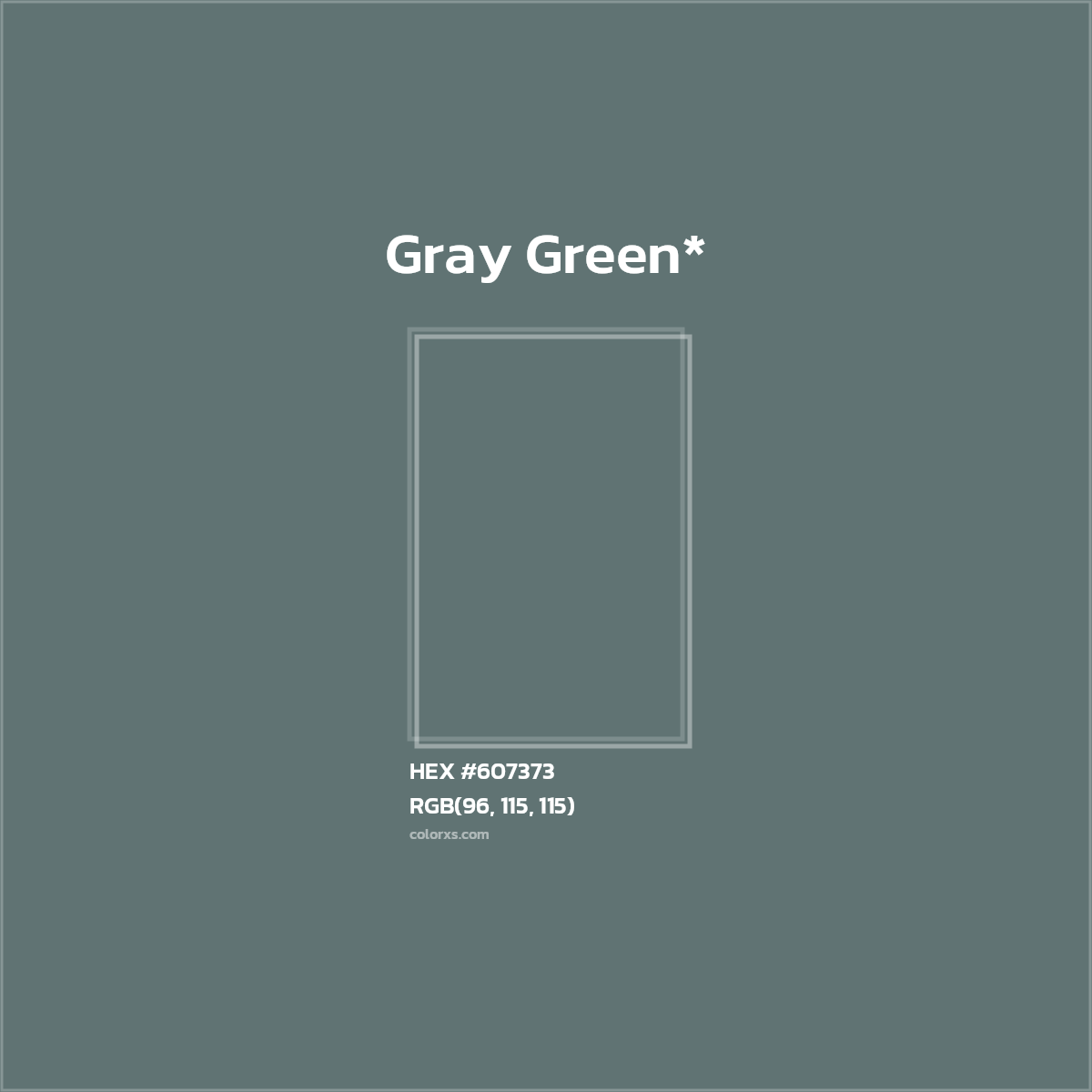 #607373 hex color. RGB, RYB, CMYK, HSL, HSV codes and color conversions. Matching color names, palettes, paints.