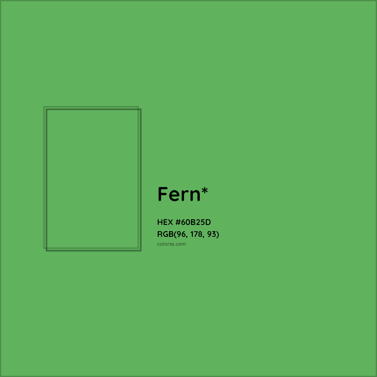 #60B25D hex color. RGB, RYB, CMYK, HSL, HSV codes and color conversions. Matching color names, palettes, paints.