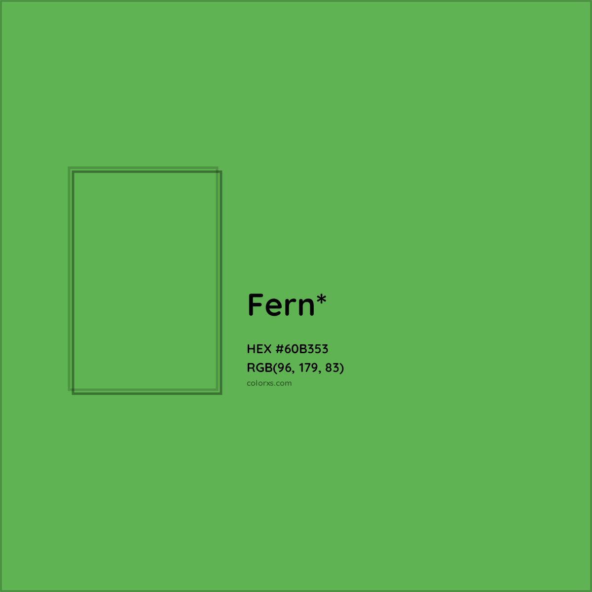 #60B353 hex color. RGB, RYB, CMYK, HSL, HSV codes and color conversions. Matching color names, palettes, paints.