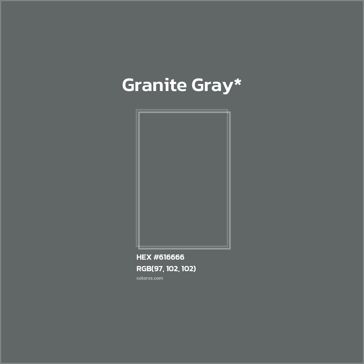 #616666 hex color. RGB, RYB, CMYK, HSL, HSV codes and color conversions. Matching color names, palettes, paints.
