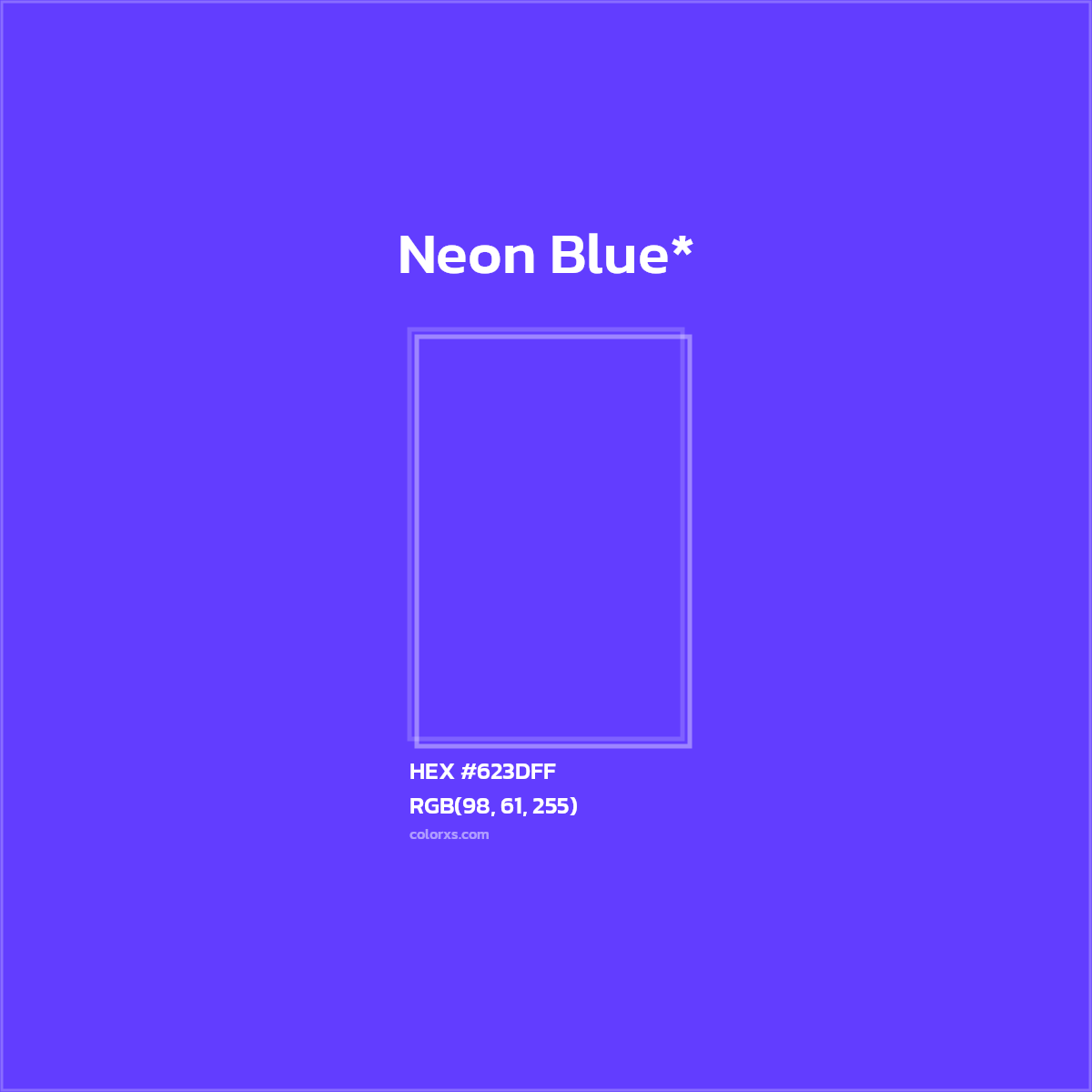 #623DFF hex color. RGB, RYB, CMYK, HSL, HSV codes and color conversions. Matching color names, palettes, paints.