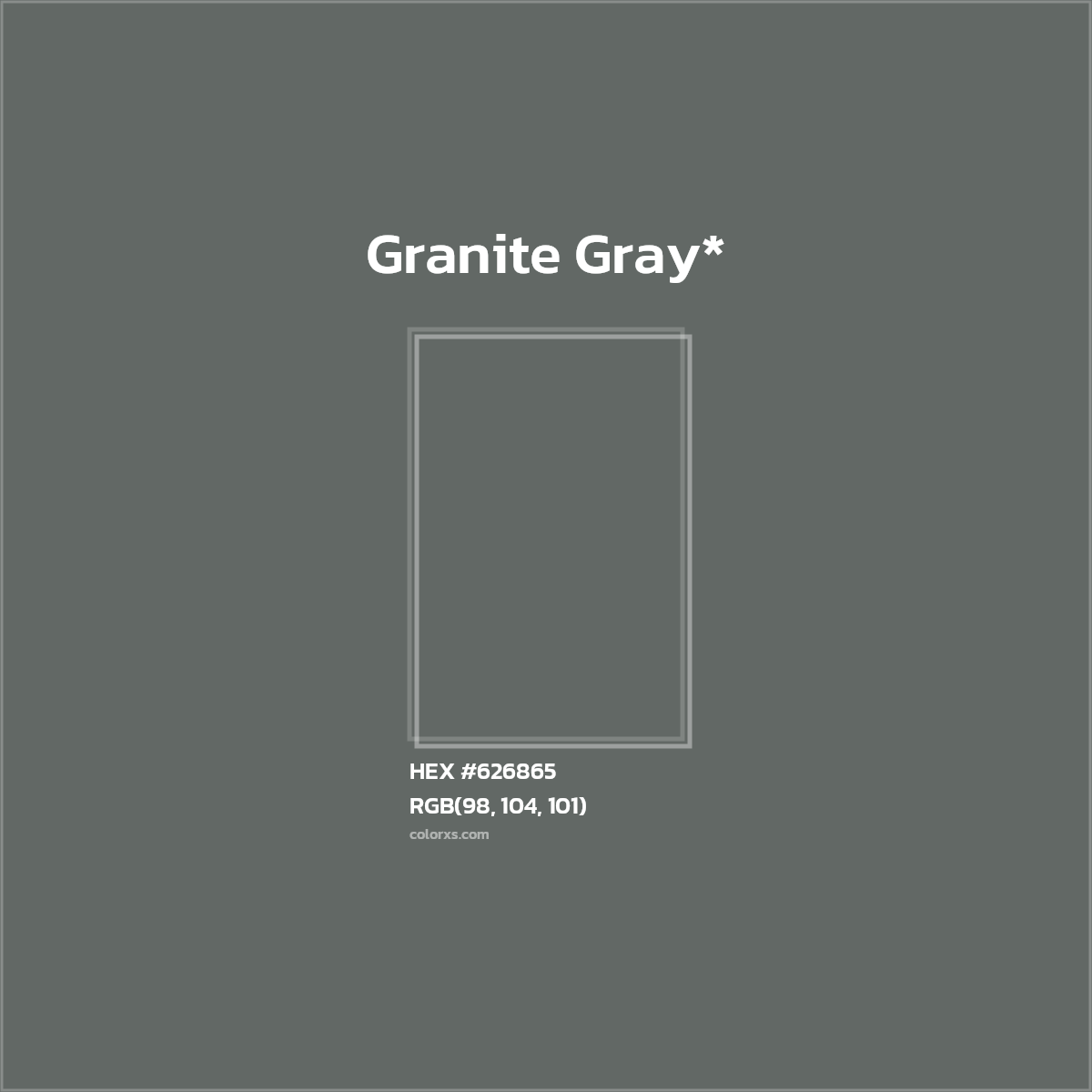 #626865 hex color. RGB, RYB, CMYK, HSL, HSV codes and color conversions. Matching color names, palettes, paints.