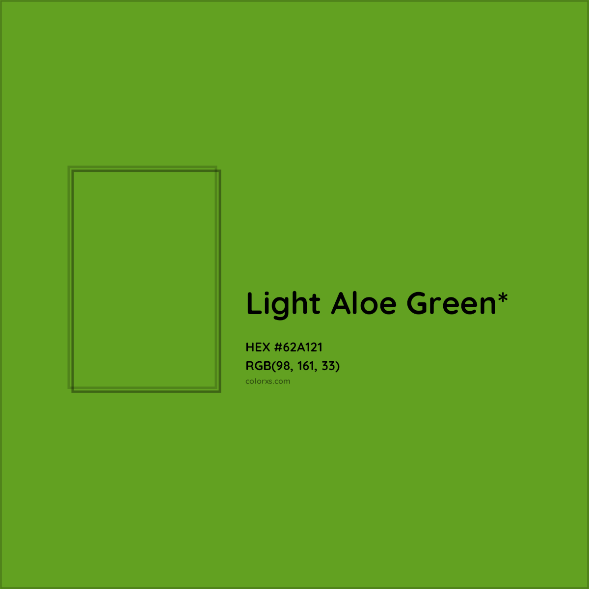 #62A121 hex color. RGB, RYB, CMYK, HSL, HSV codes and color conversions. Matching color names, palettes, paints.