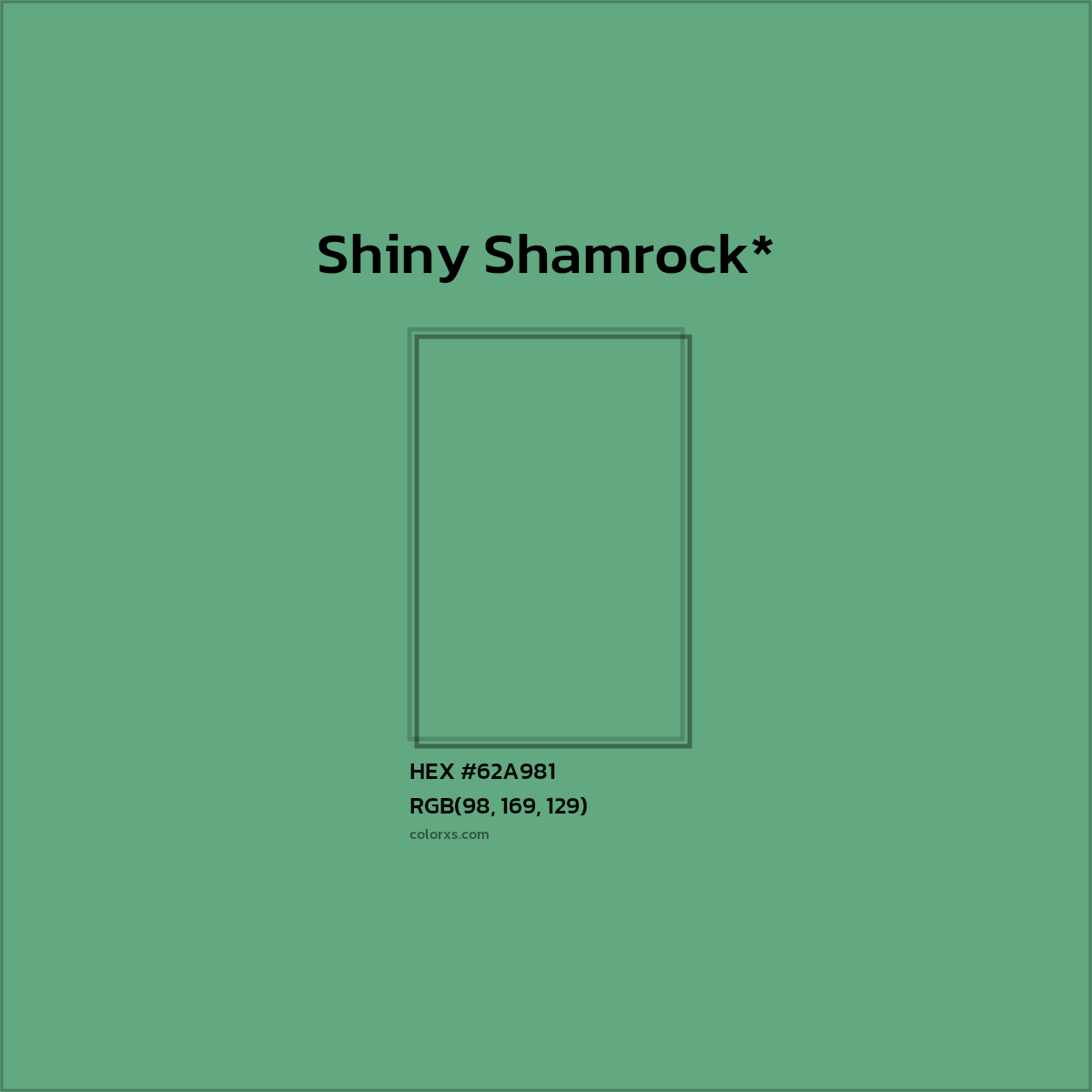 #62A981 hex color. RGB, RYB, CMYK, HSL, HSV codes and color conversions. Matching color names, palettes, paints.