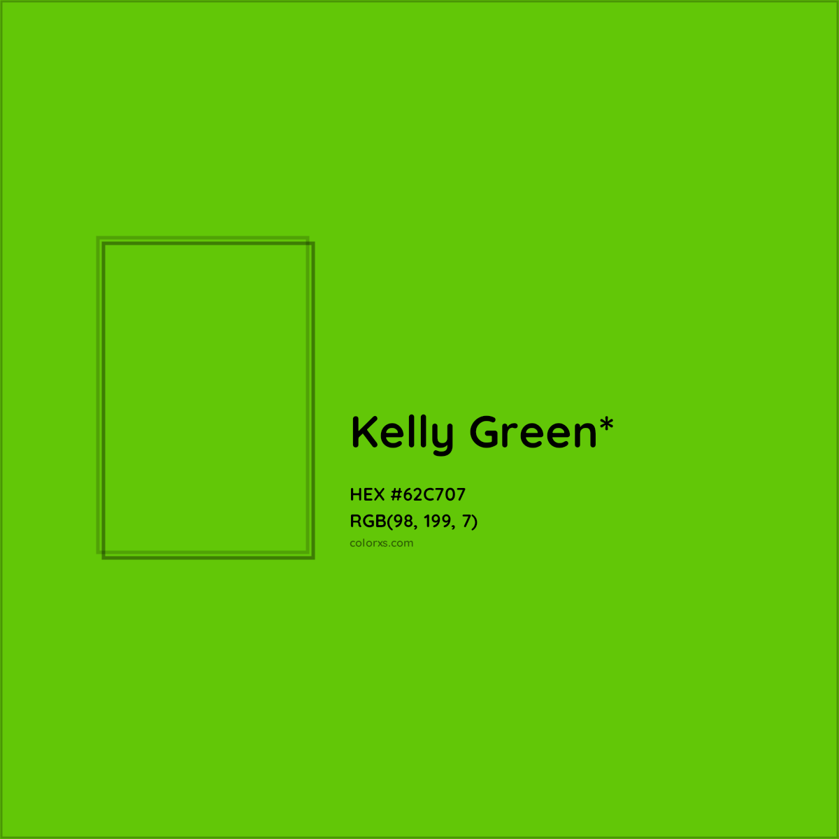 #62C707 hex color. RGB, RYB, CMYK, HSL, HSV codes and color conversions. Matching color names, palettes, paints.