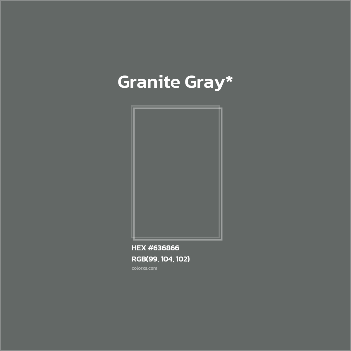#636866 hex color. RGB, RYB, CMYK, HSL, HSV codes and color conversions. Matching color names, palettes, paints.