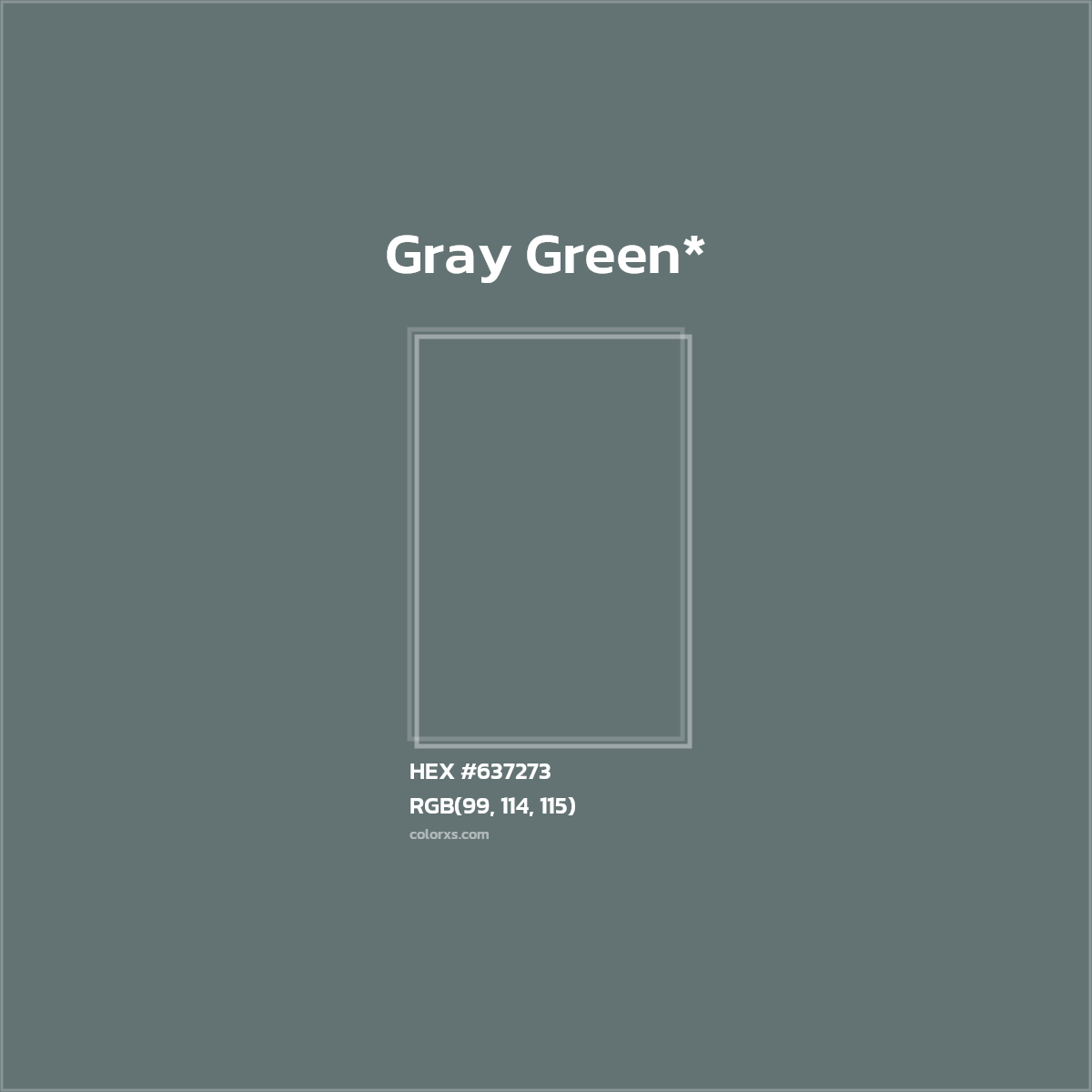 #637273 hex color. RGB, RYB, CMYK, HSL, HSV codes and color conversions. Matching color names, palettes, paints.