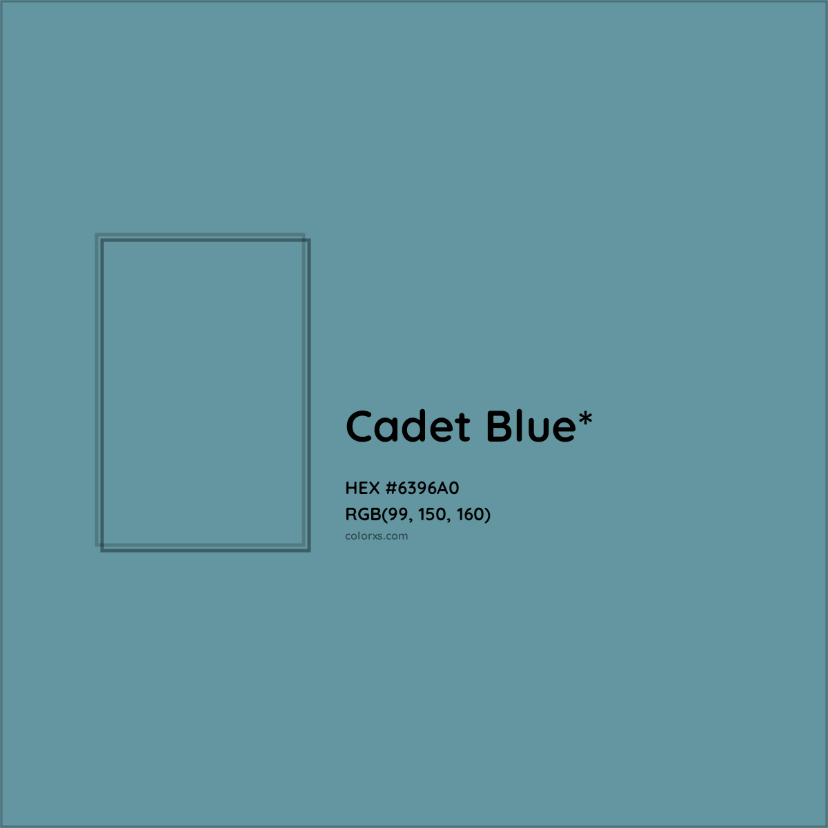 #6396A0 hex color. RGB, RYB, CMYK, HSL, HSV codes and color conversions. Matching color names, palettes, paints.