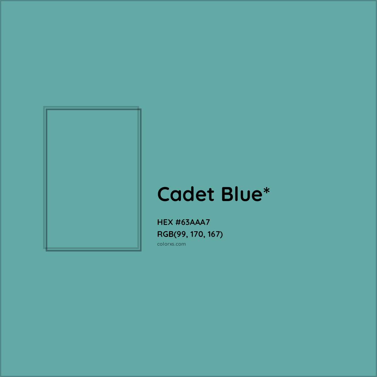 #63AAA7 hex color. RGB, RYB, CMYK, HSL, HSV codes and color conversions. Matching color names, palettes, paints.