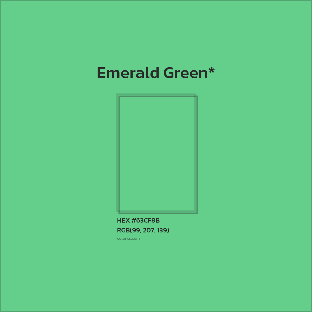 #63CF8B hex color. RGB, RYB, CMYK, HSL, HSV codes and color conversions. Matching color names, palettes, paints.