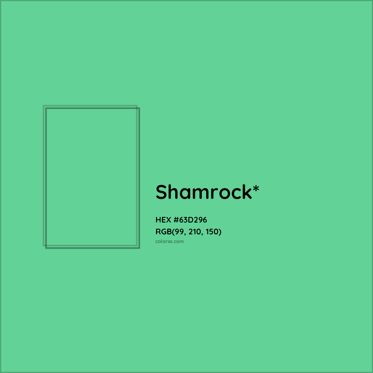 #63D296 hex color. RGB, RYB, CMYK, HSL, HSV codes and color conversions. Matching color names, palettes, paints.