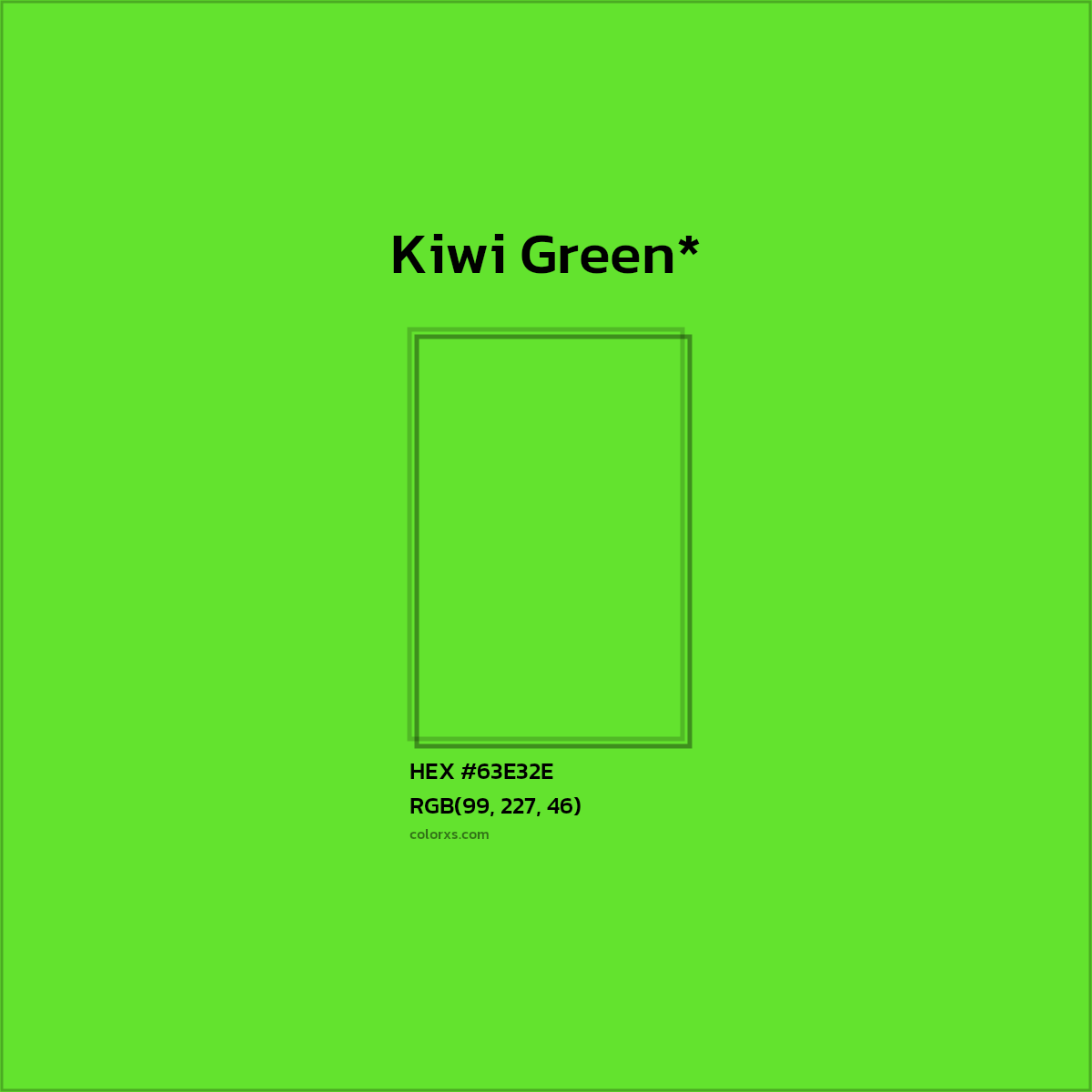 #63E32E hex color. RGB, RYB, CMYK, HSL, HSV codes and color conversions. Matching color names, palettes, paints.