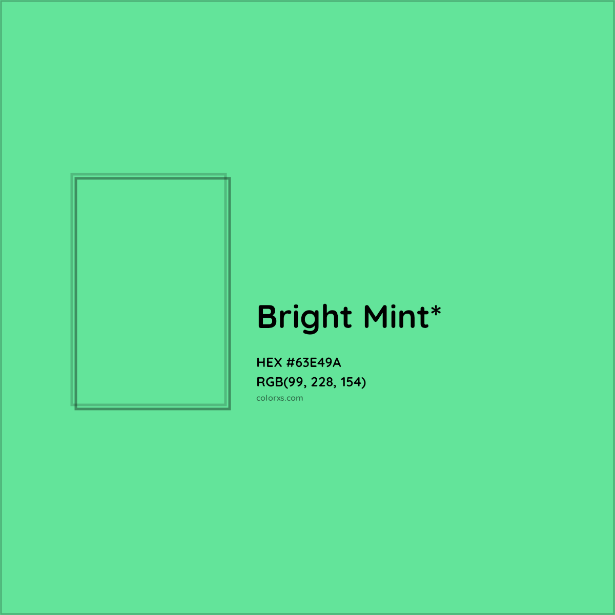 #63E49A hex color. RGB, RYB, CMYK, HSL, HSV codes and color conversions. Matching color names, palettes, paints.