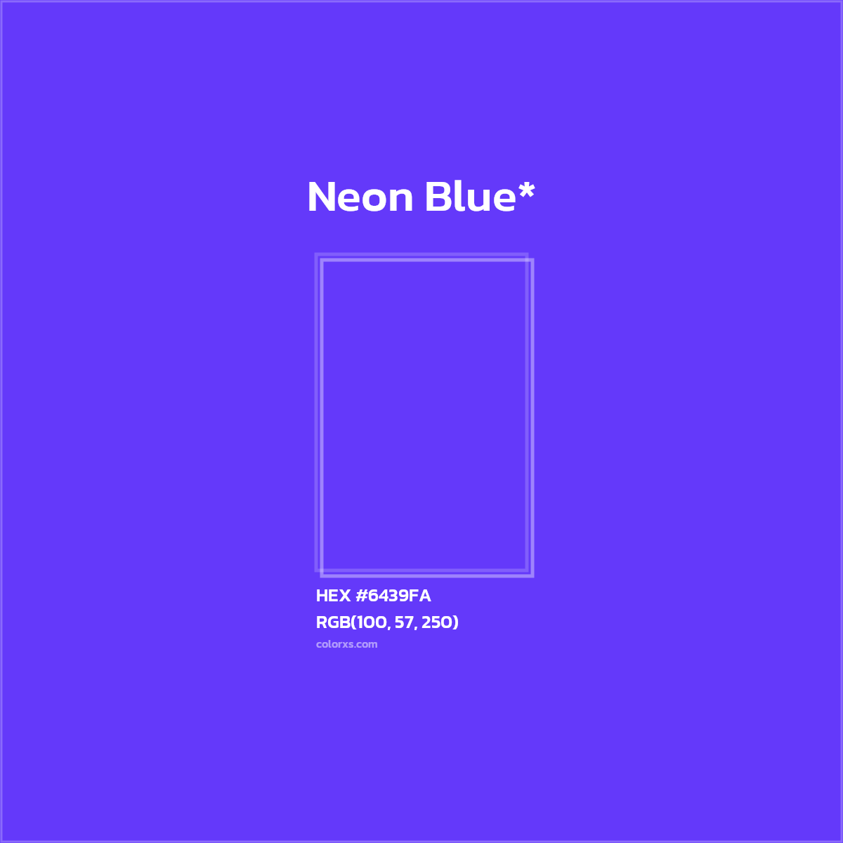 #6439FA hex color. RGB, RYB, CMYK, HSL, HSV codes and color conversions. Matching color names, palettes, paints.