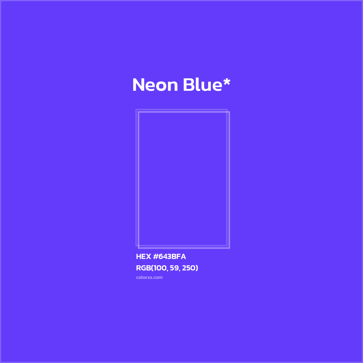 #643BFA hex color. RGB, RYB, CMYK, HSL, HSV codes and color conversions. Matching color names, palettes, paints.