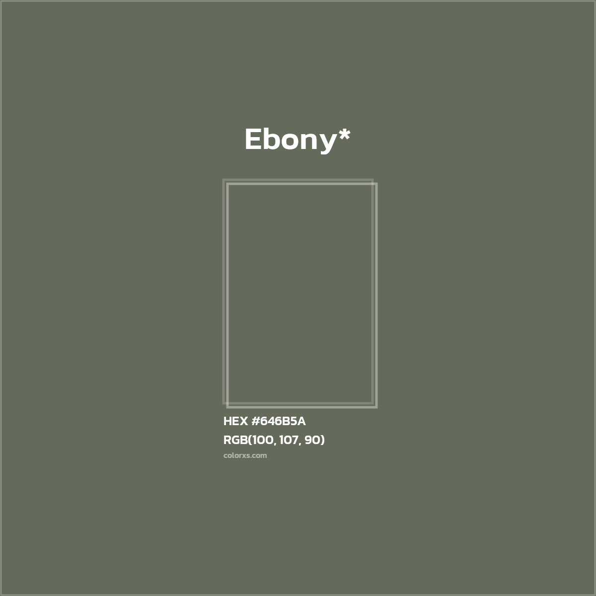 #646B5A hex color. RGB, RYB, CMYK, HSL, HSV codes and color conversions. Matching color names, palettes, paints.